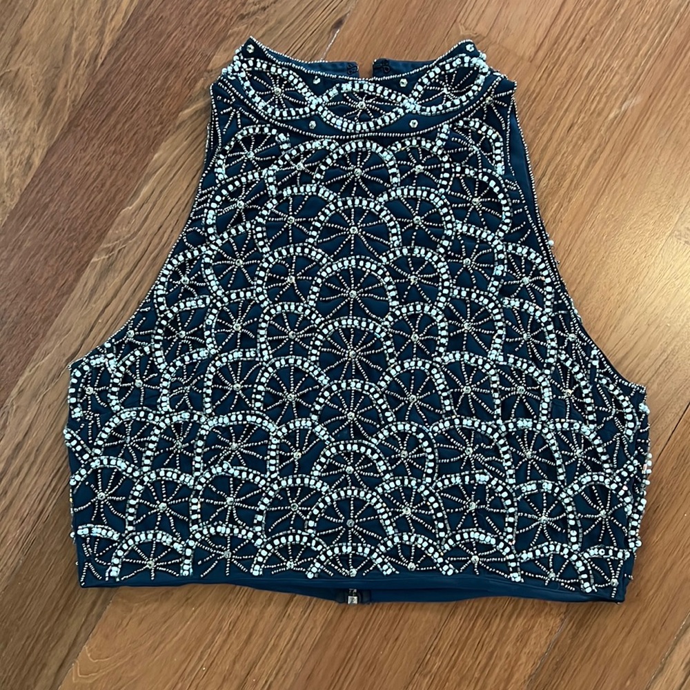 Beaded Crop Top